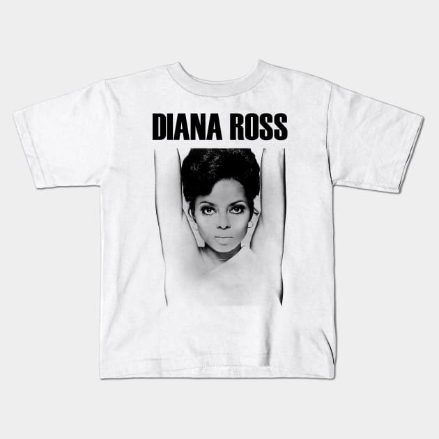 Diana Ross Kids T-Shirt by NICKROLL